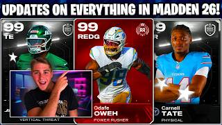UPDATES ON EVERYTHING IN MADDEN 26! ROOKIE PREMIERE, REDZONE ROYALE, MADDEN 27 NEWS + MORE!