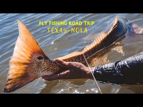 Fly Fishing the Texas and LA Marsh - FULL ROAD TRIP VIDEO