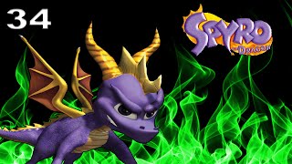 Spyro the Dragon 120% Walkthrough HD - Part 34: Gnasty's Loot