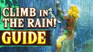 How to CLIMB BETTER in the Rain in Tears of the Kingdom! | Guide & Walkthrough