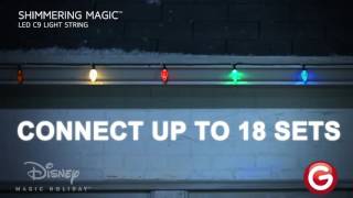 Shimmering Magic™ LED C9 Light String - MultiColor