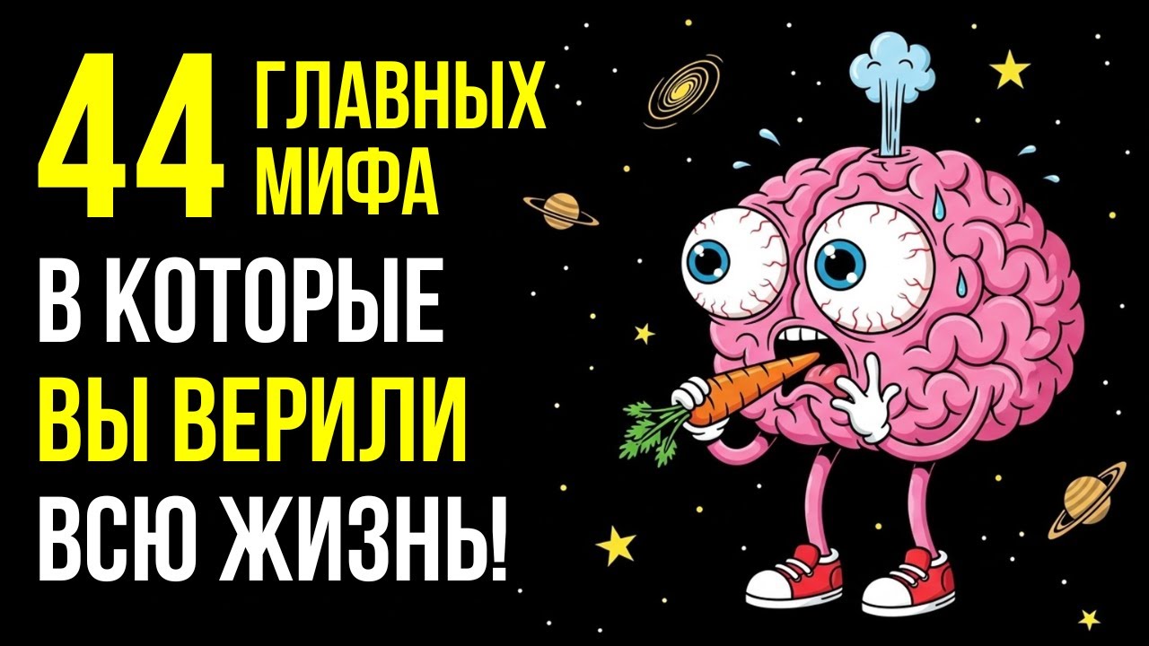 44 мифа, в которые ВЫ ВЕРИТЕ (а это 100% ложь)