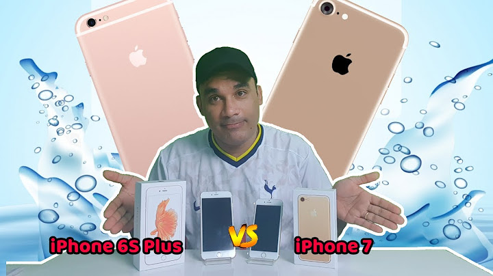 Iphone 7 e 6s plus diferença