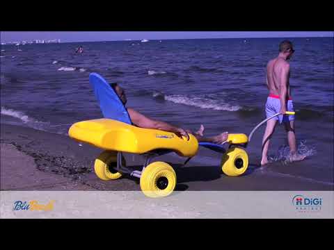 Digi Project BluBeach Beach Wheelchair 107cm