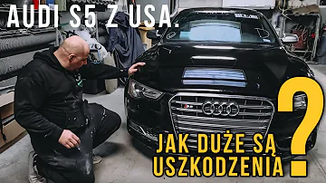 Cz1  Audi S5 z USA. Jak duże są uszkodzenia?