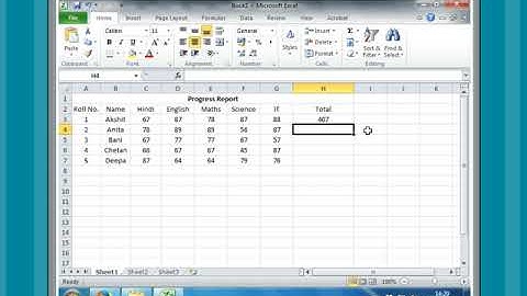 Click & Login Class 7- Relative cell reference-Chapter 1