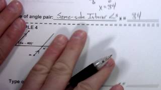 4 3 Parallel Lines & Algebra