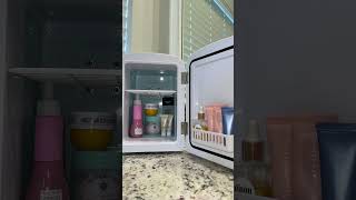 Stock my new fridge with me 🩷🌊 #fyp #shorts #preppy #parishilton #fridge