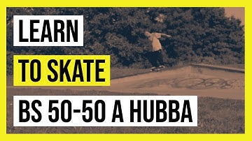 How to backside 50-50 a hubba | Learn to skate | Skateboard Tricks