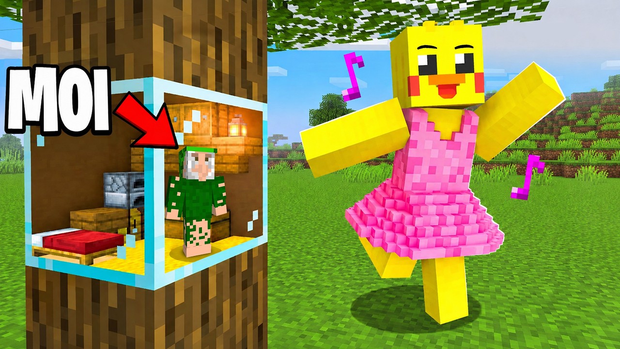 Devenir MINUSCULE pour Découvrir les SECRETS de Mon Ami sur Minecraft !