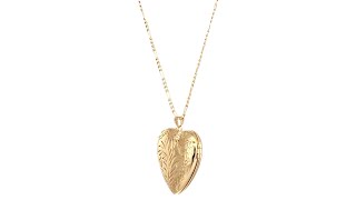Vanessa Mooney The Large Heart Locket Necklace SKU: 9273180