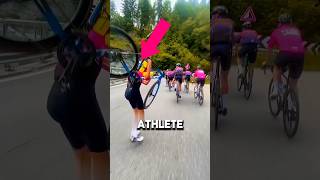 Why is he carrying his bike? #shorts