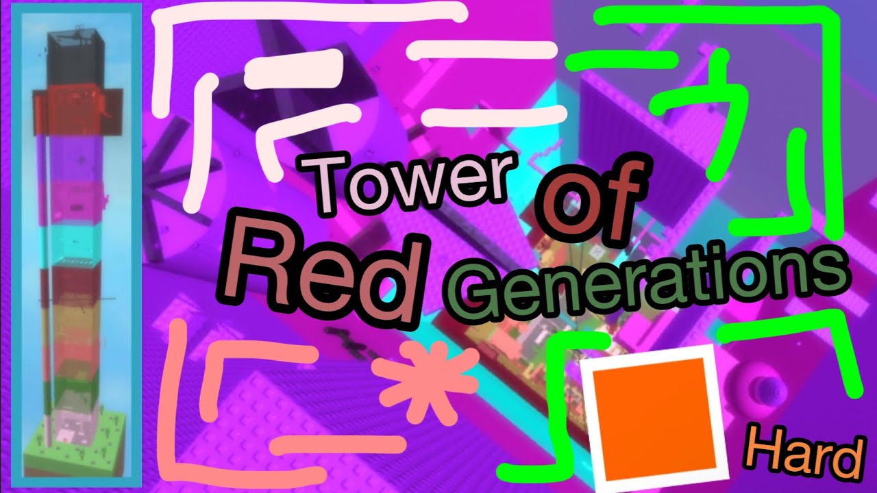 Tower of Red Generations (ToRG) ALL JUMPS (Cuts) HARD - YouTube