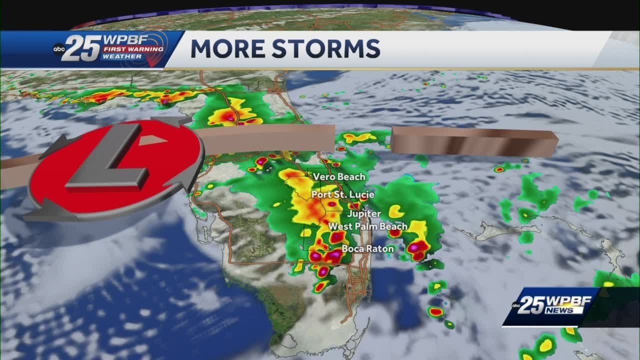 More storms moving in Wednesday afternoon - YouTube
