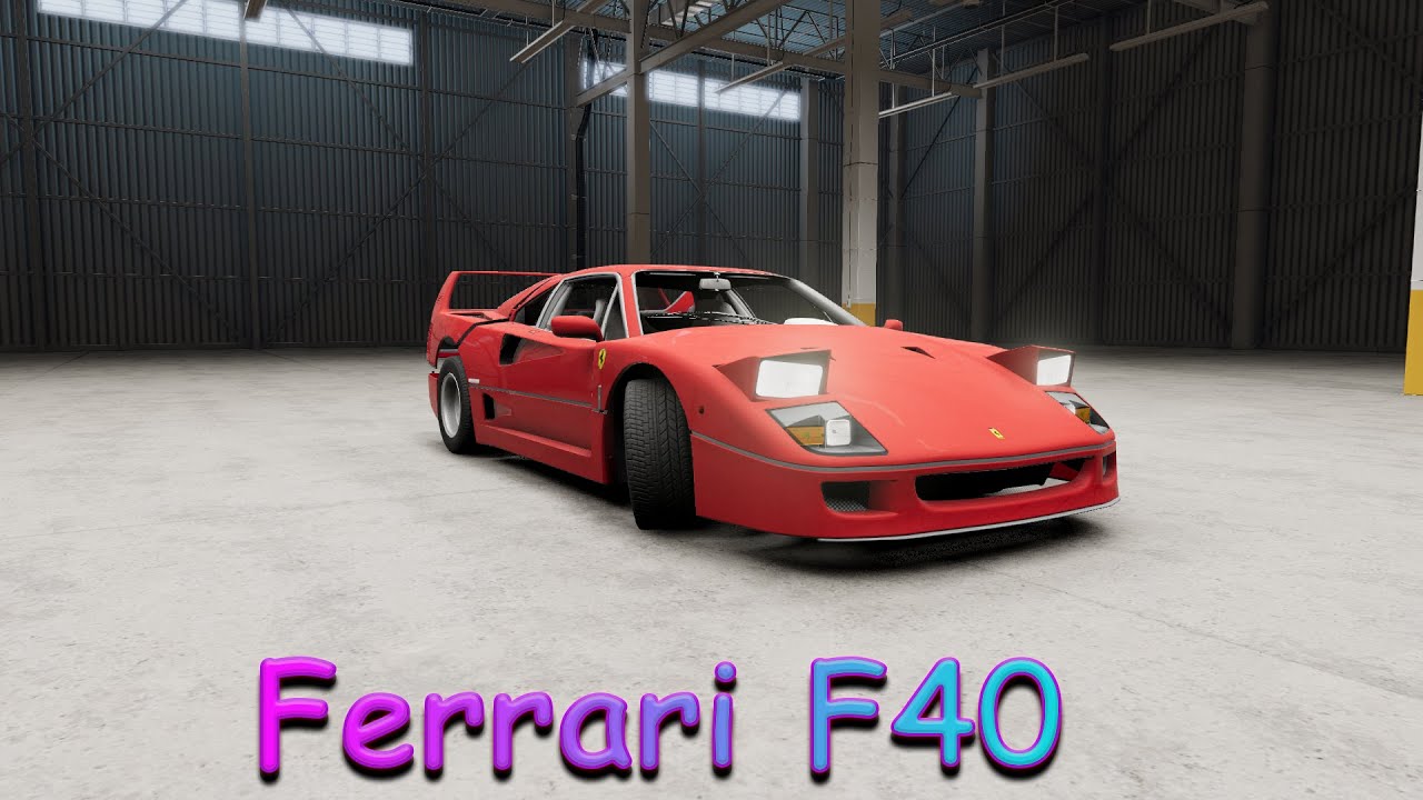 Ferrari f40 beamng drive Ferrari f40 beamng drive
