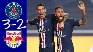 PSG vs RB Leipzig 3-2 Champions League Full Match Highlights
