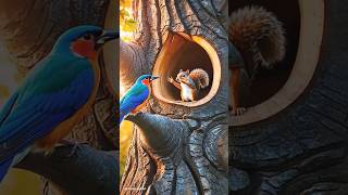 Tree Bird and Squirrel AI Fusion Hybrid | best.....🚀#animation #shorts #cartoon #trending Tree Bird and Squirrel AI Fusion Hybrid | best.....🚀#animation #shorts #cartoon #trending