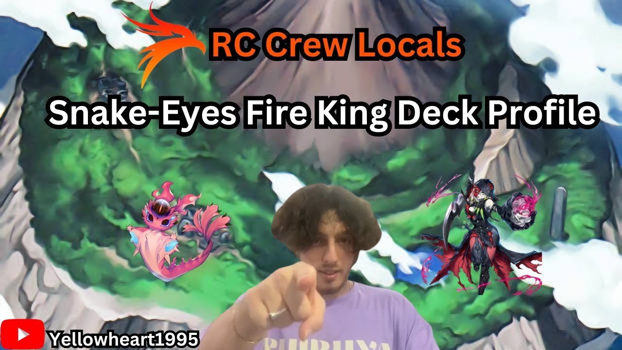 RC Crew Locals 4th Place Joseph Massih  - Snake-Eyes Fire King Post Phantom Nightmare Deck Profile