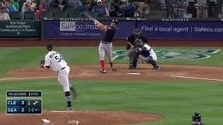 CLE@SEA: Murphy scores Swisher to make it a 4-2 game