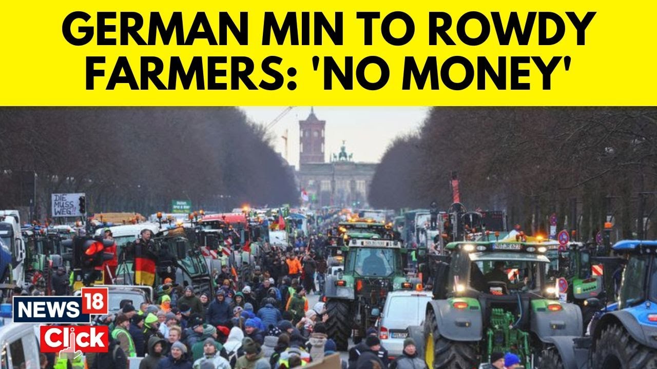 German Farmers Protest | German Minister Tells Rowdy Farmers, 'There's No More Money' | N18V