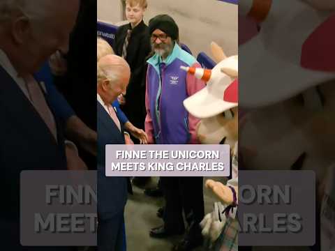 King Charles Meets Finnie the Unicorn at Glasgow 2026