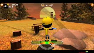 Stickman Disc Golf Battle Gameplay Part 1 All Levels (Android, iOS) screenshot 3