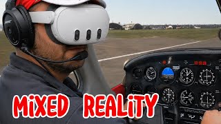 VR Mixed Reality - How Vr can be better than triple screens - Piper Arrow cockpit - MSFS24.  
