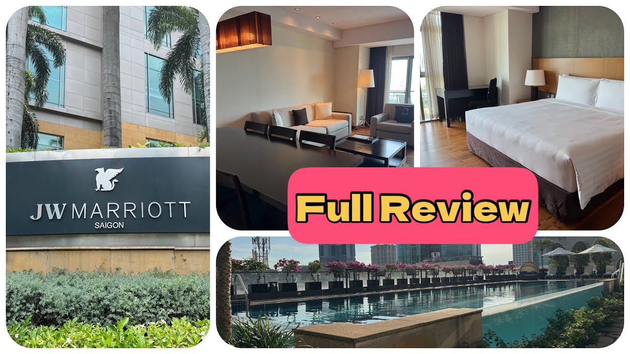 Prime location (used to be IHG) now JW Marriott Saigon in Ho Chi Minh City.  Room Tour Full Review.