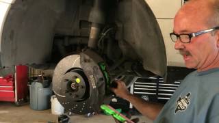 Sports Performance EBC Brake Pads and Rotors on 2010 Range Rover Supercharged