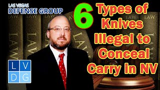 6 types of knives that are illegal to carry concealed in Nevada