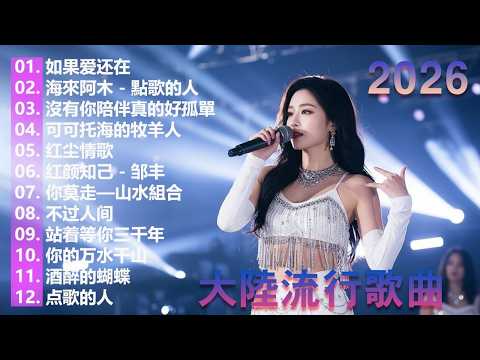 流行歌曲【無廣告】2026最新歌曲 2026好听的流行歌🎈🎈華語流行串燒精選抒情歌 🎈🎈Top Chinese Songs 2026.可可托海的牧羊人 , 你的万水千山,红尘情歌