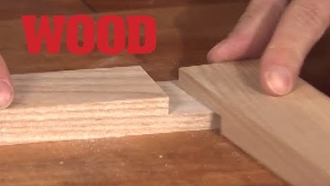 How To Make A Half-Lap Joint - WOOD magazine