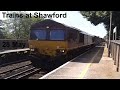 Trains at Shawford - 28 May 2020