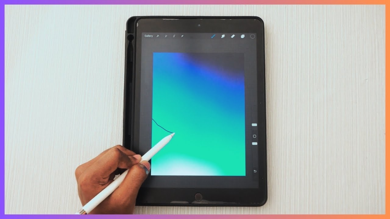 How To Paint Easy Night Sky Painting in iPad | Easy Painting Ideas ...