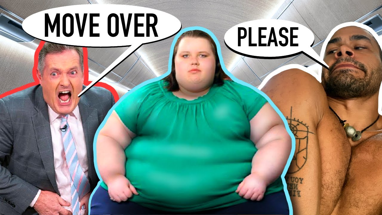 Piers Morgan HATES Fat People on Planes!