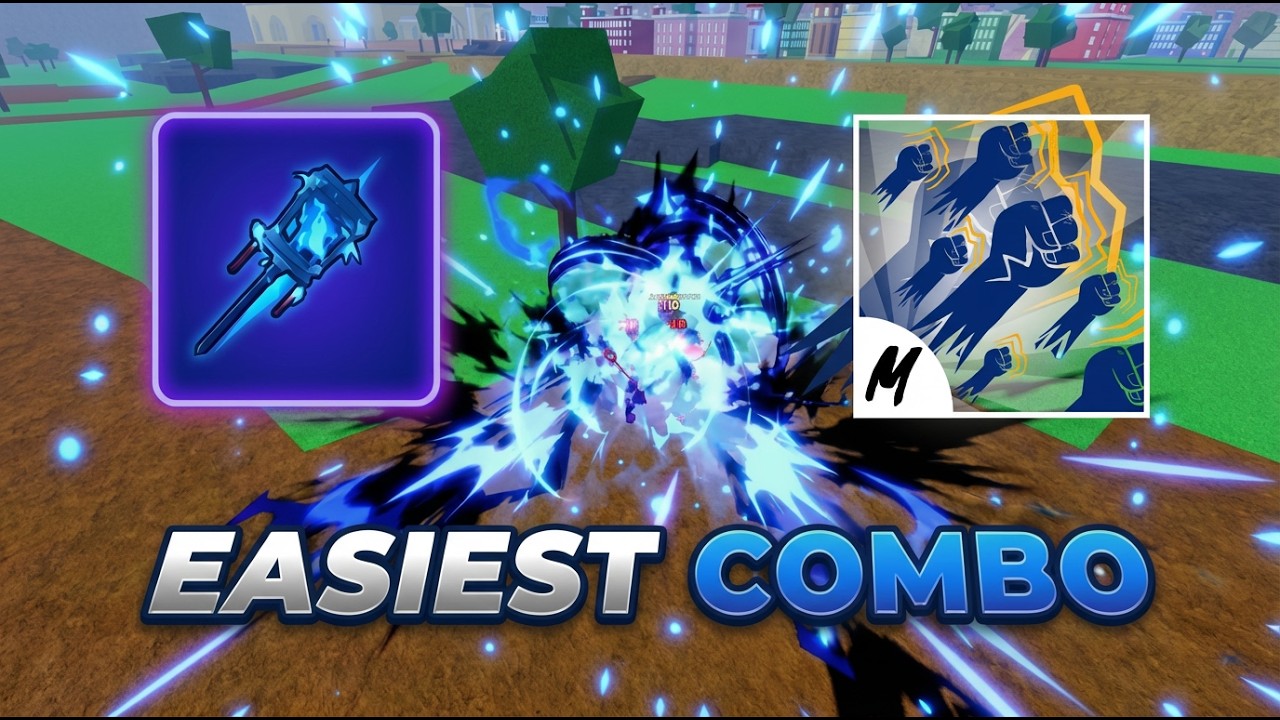 The EASIEST Combo to Hit in Blox Fruits 💀🥀 (Fox Lamp + Godhuman)