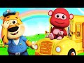 Wheels on the Bus | Monkey Banana Dance - Nursery Rhymes for Kids