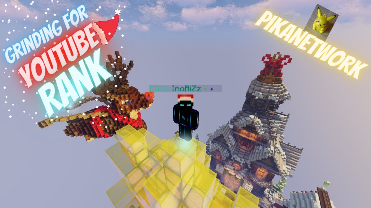 Playing minecraft with friends pikanetwork youtube