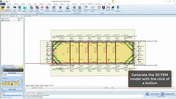Secant Pile Wall with Struts   2D LEM & 3D FEM Analysis with DeepEX