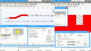 Autodesk Robot Tutorials 2016 - How to Design RC Continuous Beam Part 3