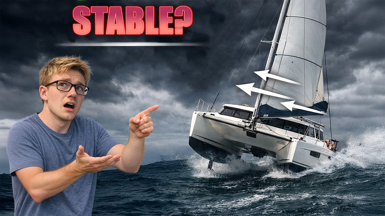 ⁣Modern Catamarans in Bad Weather - Are They Really Safe?