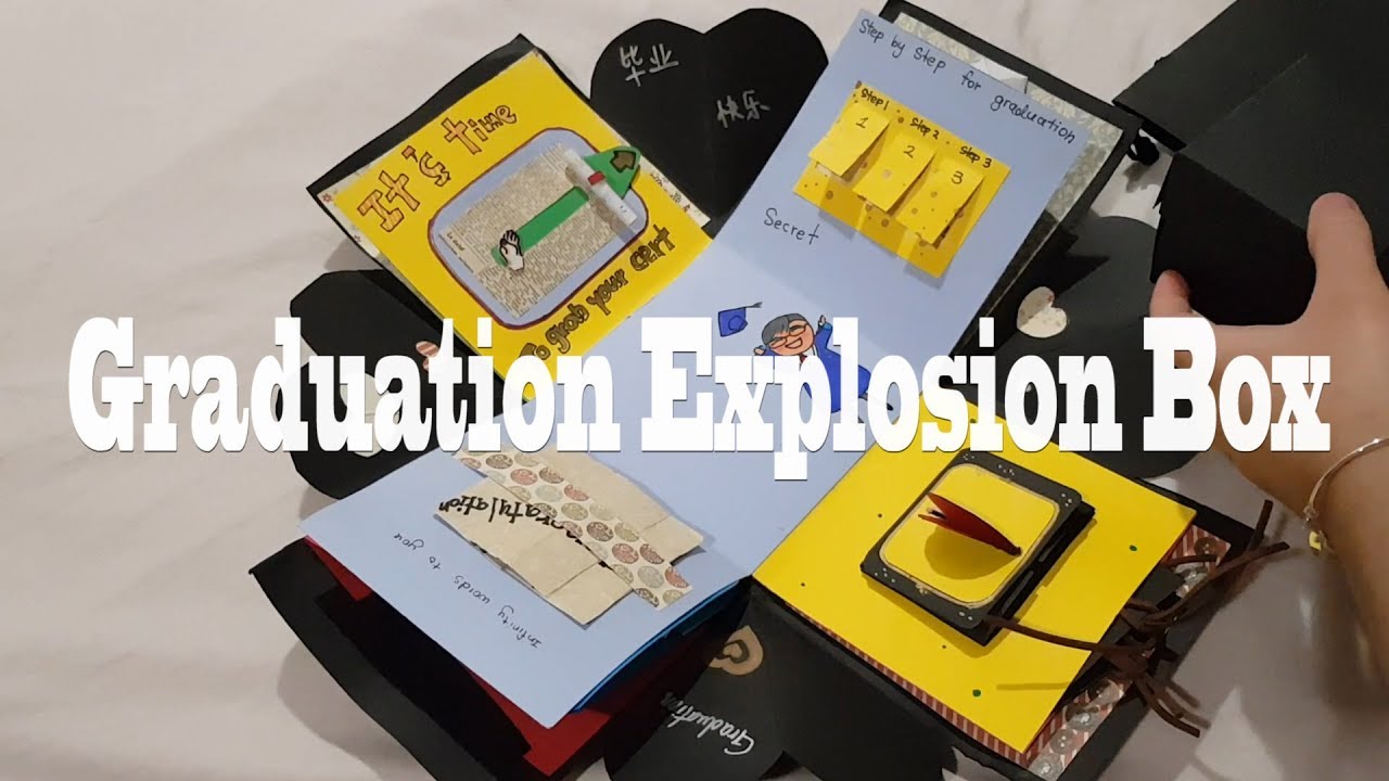 [DIY] Graduation Explosion Box | 畢業爆炸盒子 - YouTube