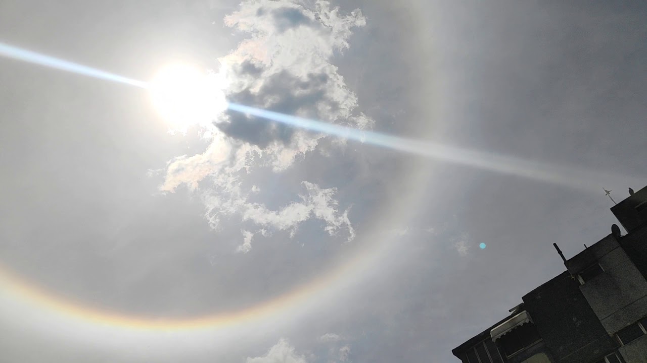 Halo Solar En Caracas Un Momento Sorprendente Abril 5 2020 Venezuela Que Significa El Fenomeno Youtube