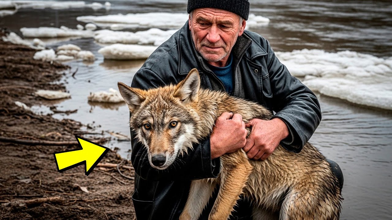 Рыбак спас ВОЛКА из ледяной реки — к чему это привело?!