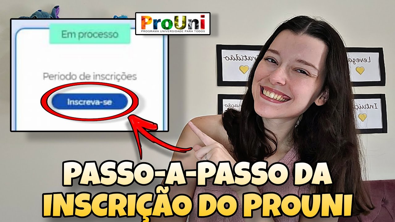 PASSO A PASSO DA INSCRIÇÃO DO PROUNI 2026 l Como se inscrever no Prouni ...