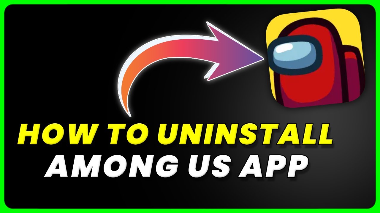 How to Uninstall Among Us App On iPad How to Delete & Remove Among Us App On iPad YouTube