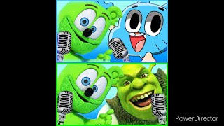 Gumball And Shrek Gummy Bear Song Mashup