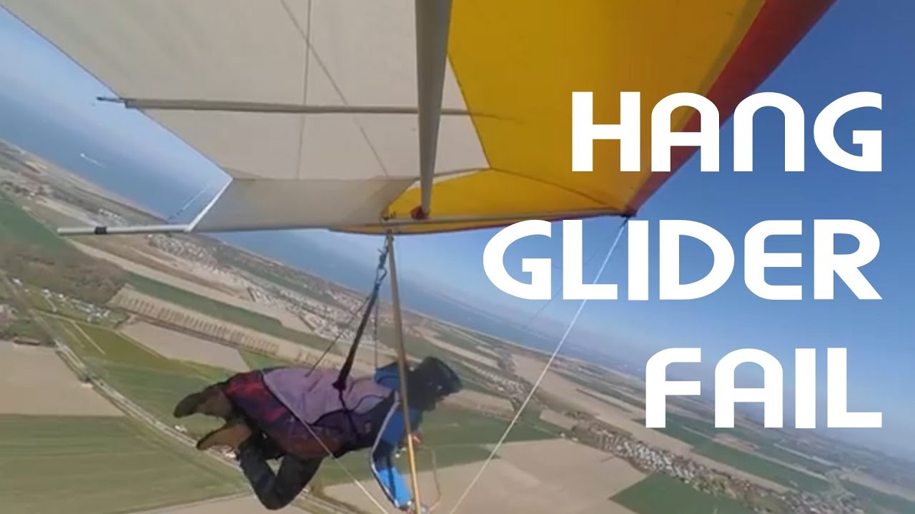 Epic Hang Glider Fail 2017 How not to land Hang Glider Fail 2017