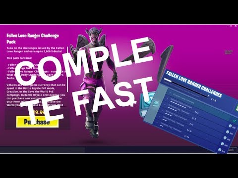 When Do Fortnite Daily Challenges Reset - how to complete the fallen love ranger challenges fast in fortnite how to complete daily challenge