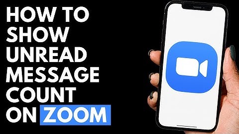 How To Show Unread Message Count on Zoom on Android Phone | Zoon Tutorial